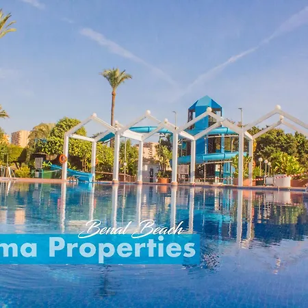 Benal With Sunny Terrace And Water Park Benalmadena