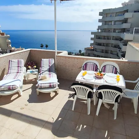 Benal With Sunny Terrace And Water Park Apartment Benalmadena